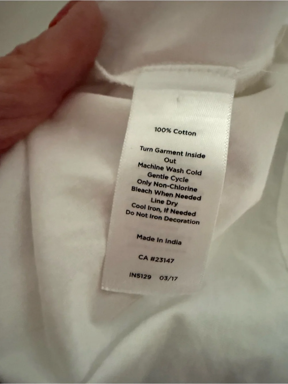 Talbots White Beaded Floral-Yoke Sleeveless Tank - Picture 4 of 7